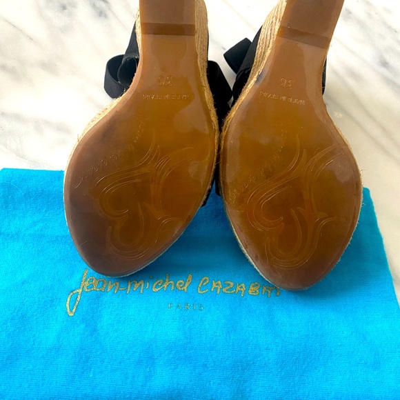 ❣️Jean Michel Cazabat Fella Black Wedges 36❣️ - Picture 8 of 9